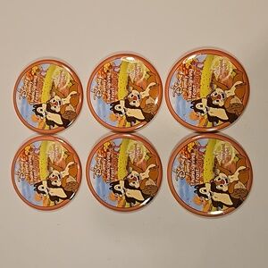 A Disney Family Thanksgiving 2007 Disneyland Hotel Chip n Dale Pinback Button